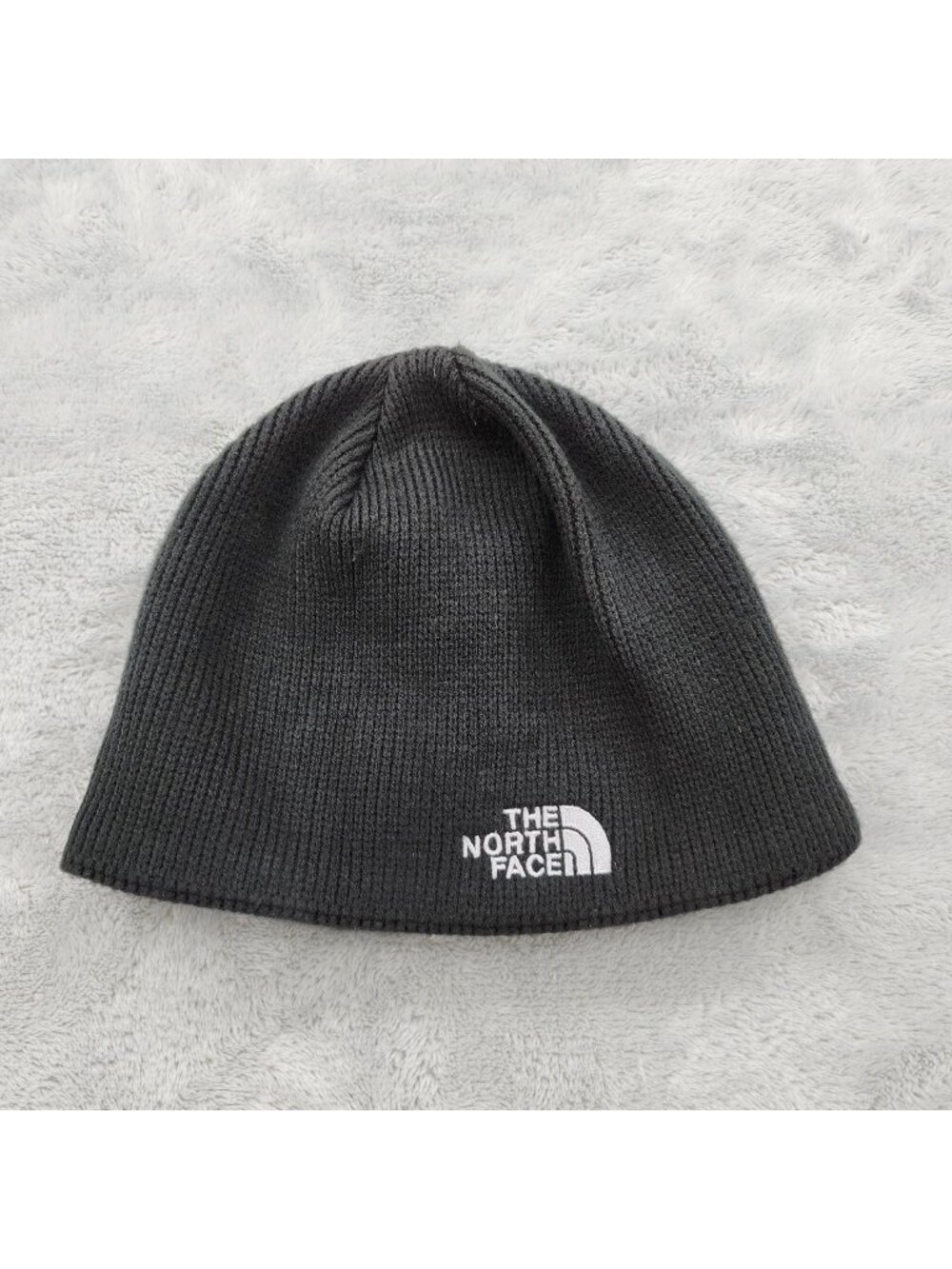 The North Face Fleece Lined Knit Jim Beanie Hat Unisex Black Grunge Outdoor Cold